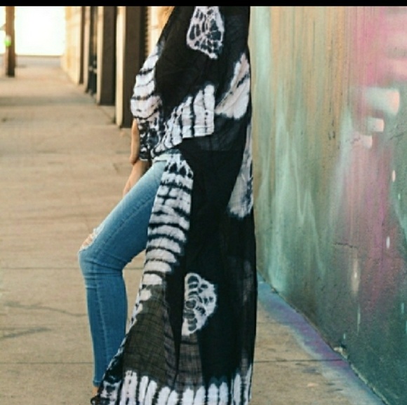 Kimono tie dye - Picture 3 of 4